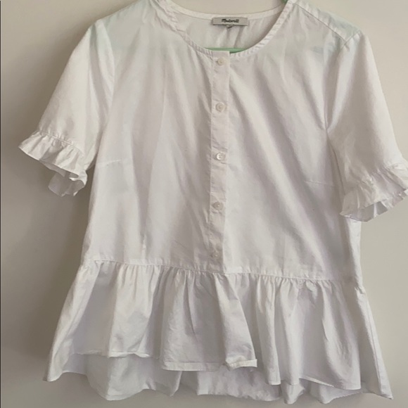 Madewell white blouse - Picture 2 of 6